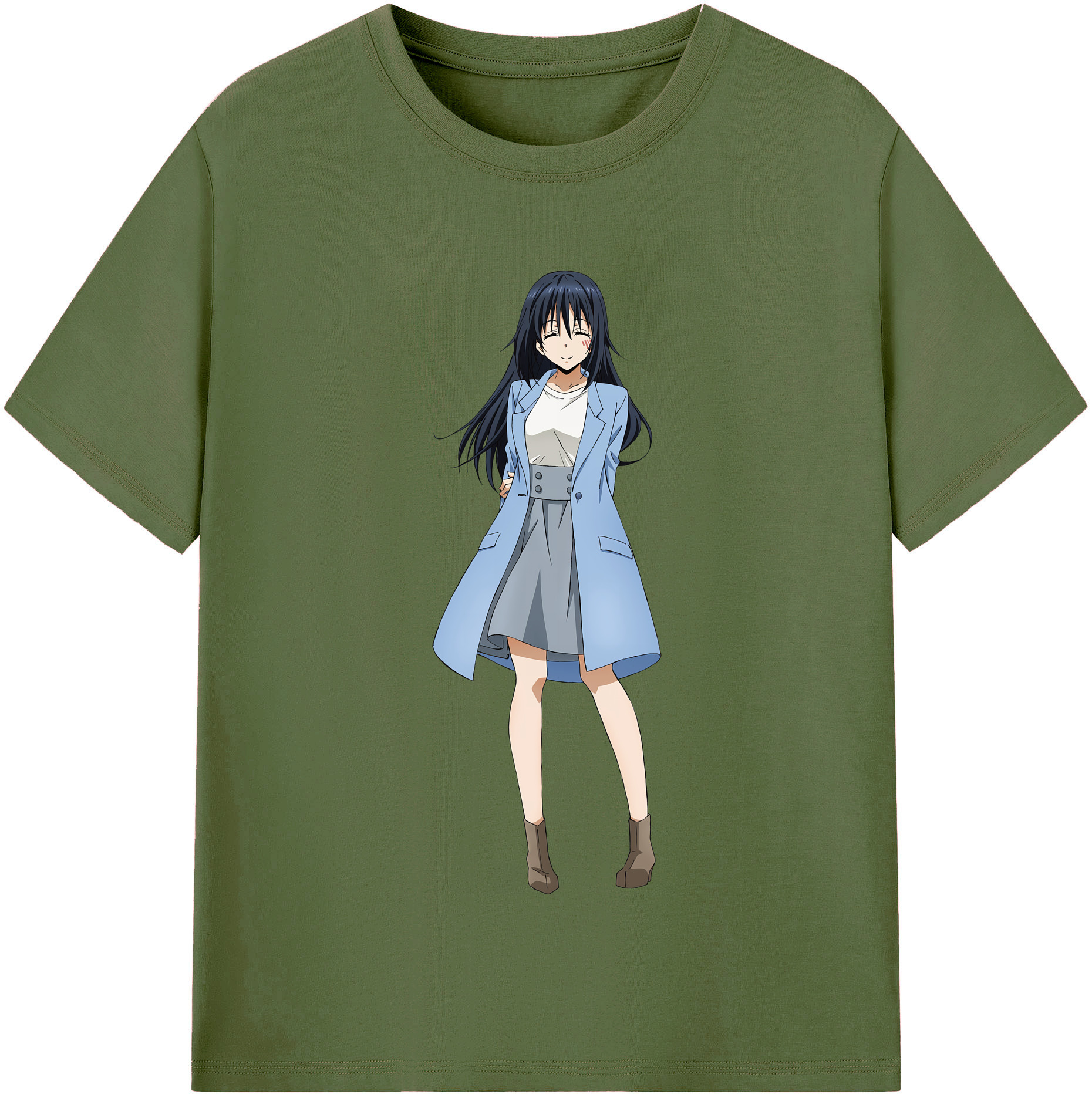 （画像用） 転スラ Regarding Reincarnated to Slime 綿100％半袖Tシャツ（フロントプリント）